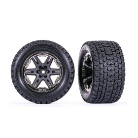 Gravix Reifen auf RXT 2.8 Felge grau/schwarz-chrom 12mm (2)