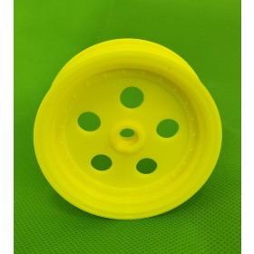 JC Wheels Kyosho Ultima 5 hole front - yellow (2)