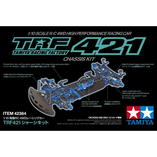 Tamiya 42384 TRF421 Chassis Bausatz 1:10