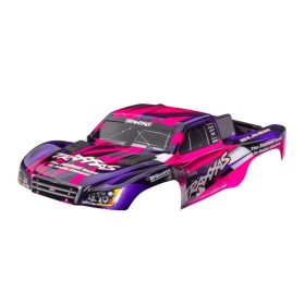 Karosserie Slash 2WD pink mit Aufkleber & Clipless