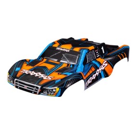 Karosserie Slash 4x4 orange/blau mit Aufkleber &...