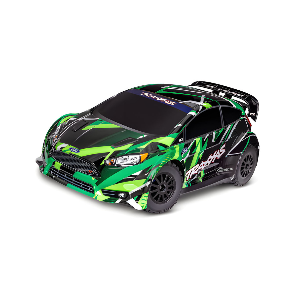 Traxxas Ford Fiesta ST grun 1 10 Rally VXL RTR