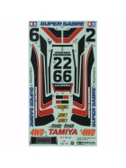 Tamiya 19490111 Aufkleber/Sticker Super Sabre 2023