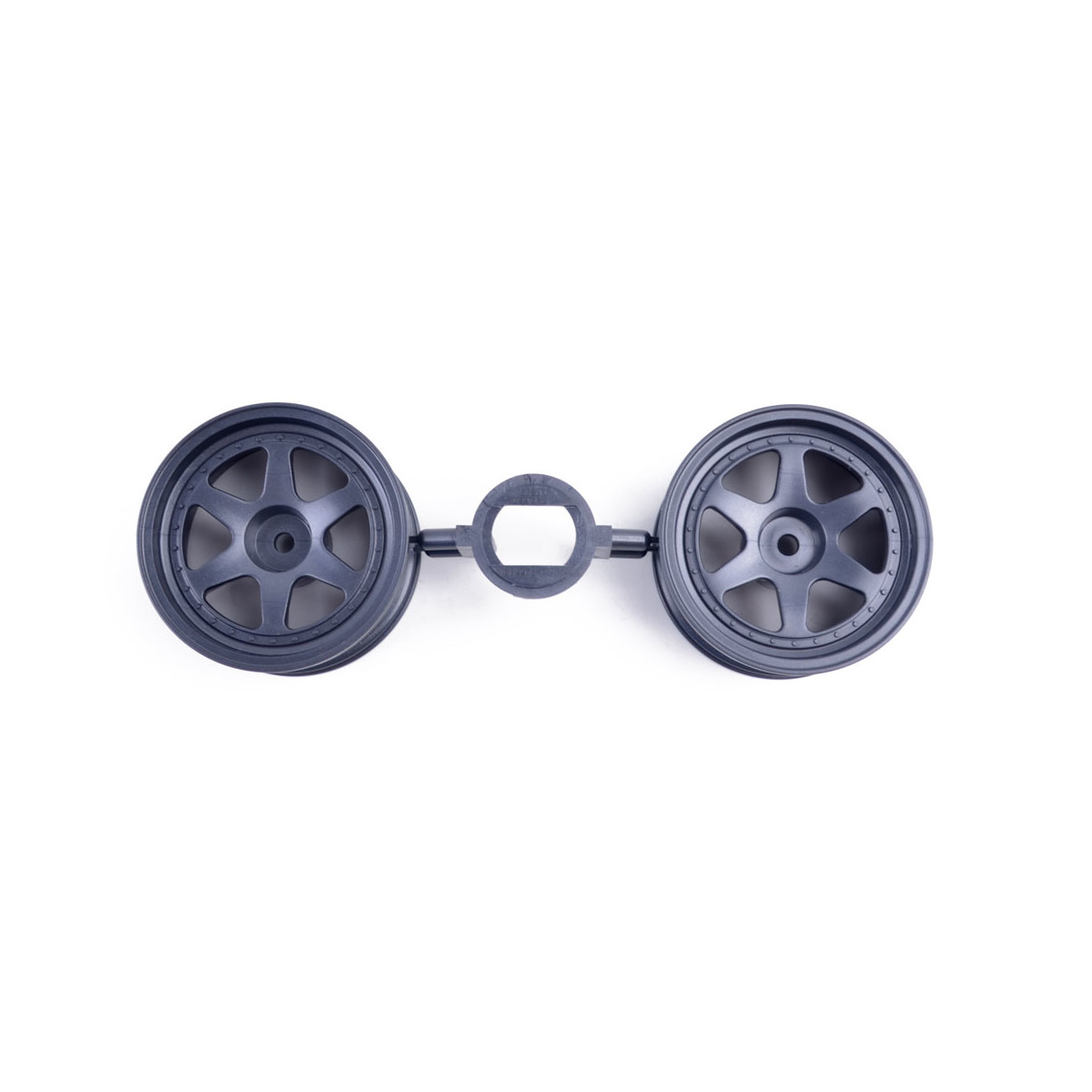 ダミアン Tamiya 10440846 REAR WHEEL(DARK GUNMETAL)(2pcs.):58207