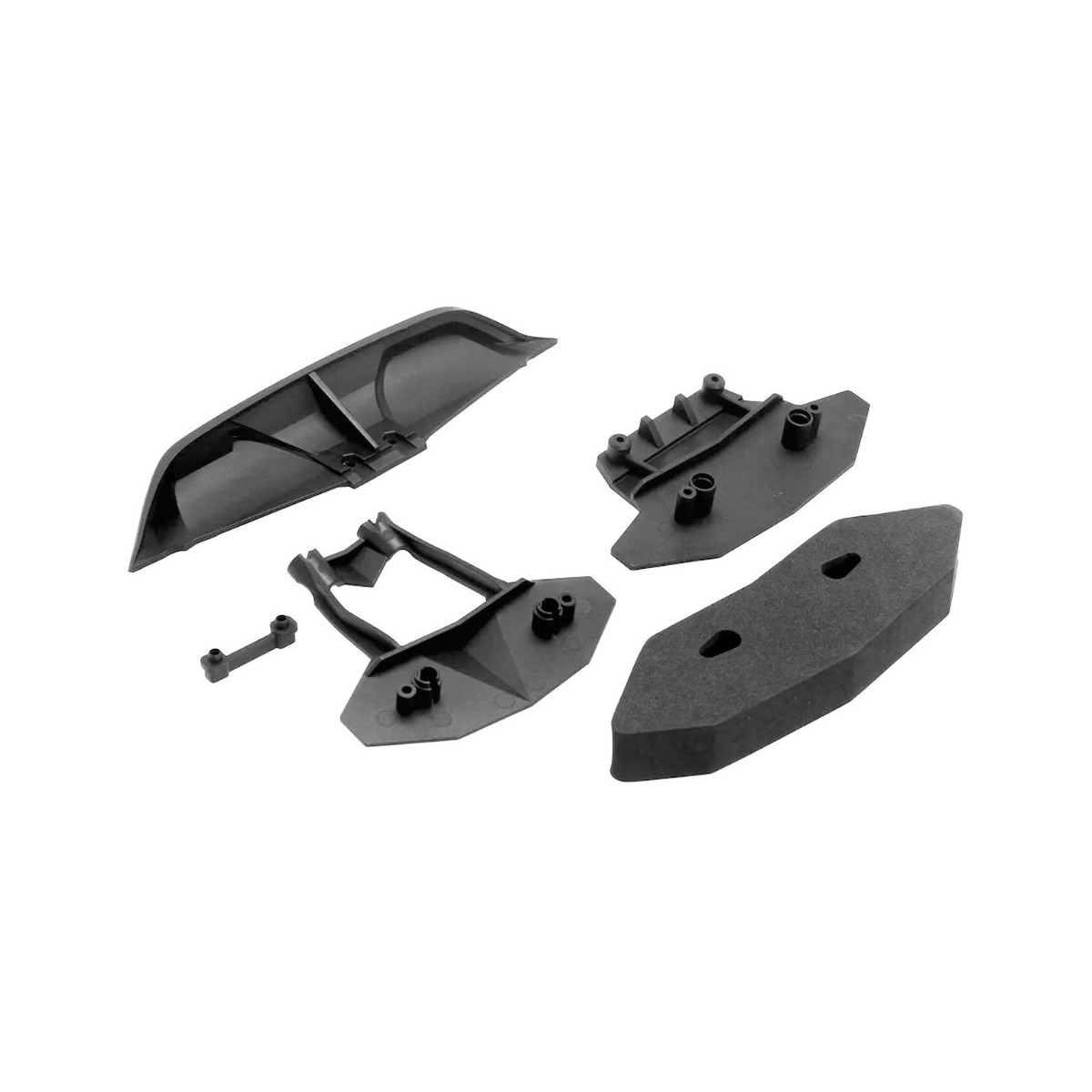 Front Bumper & Rear Diffuser (foam, body post extension)