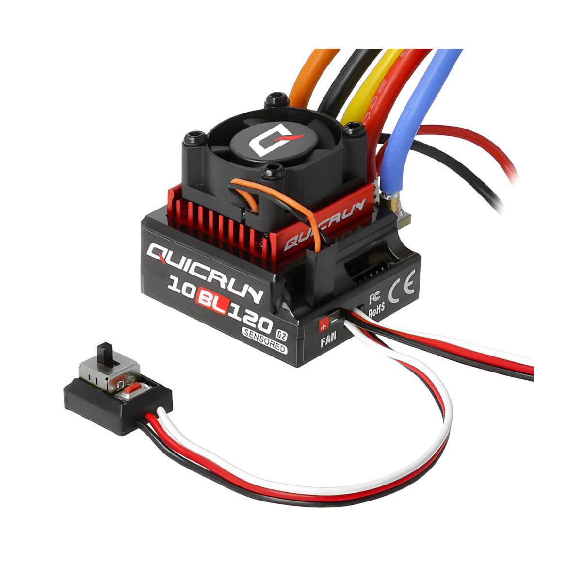 Hobbywing Brushless-Regler QuicRun 10BL120 G2 120A...