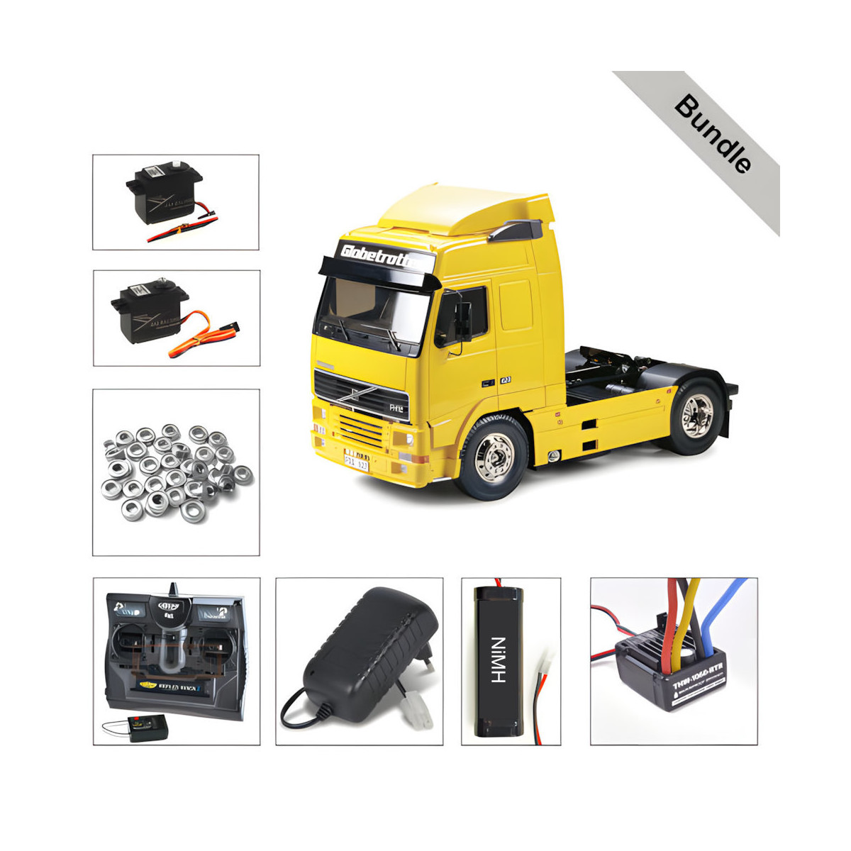 Tamiya 56312 Volvo FH12 Globetrotter BUNDLE...