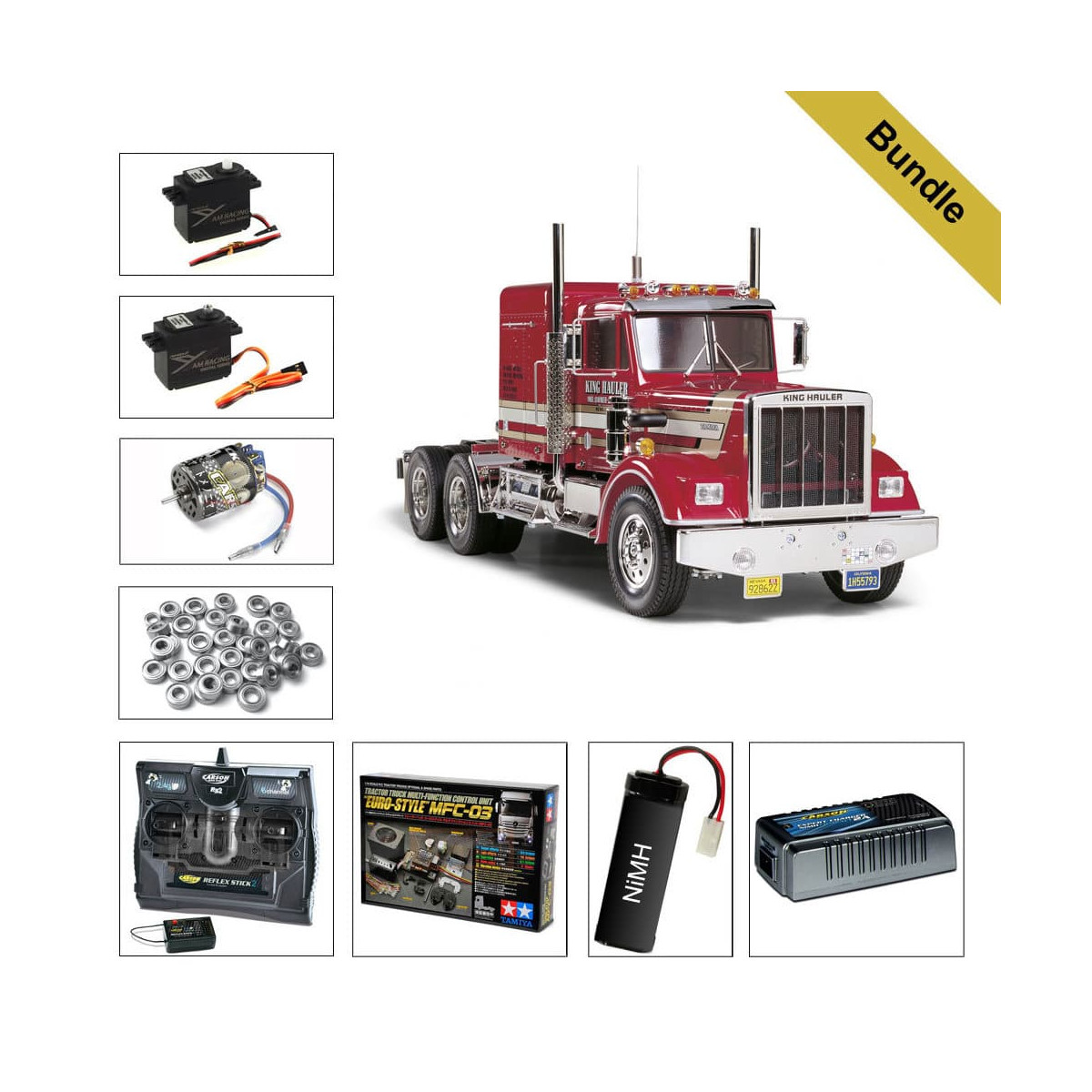 Tamiya 56301 King Hauler BUNDLE "Gold"