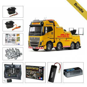 Tamiya 56362 Volvo FH16 Abschlepper 8x4 BUNDLE Gold