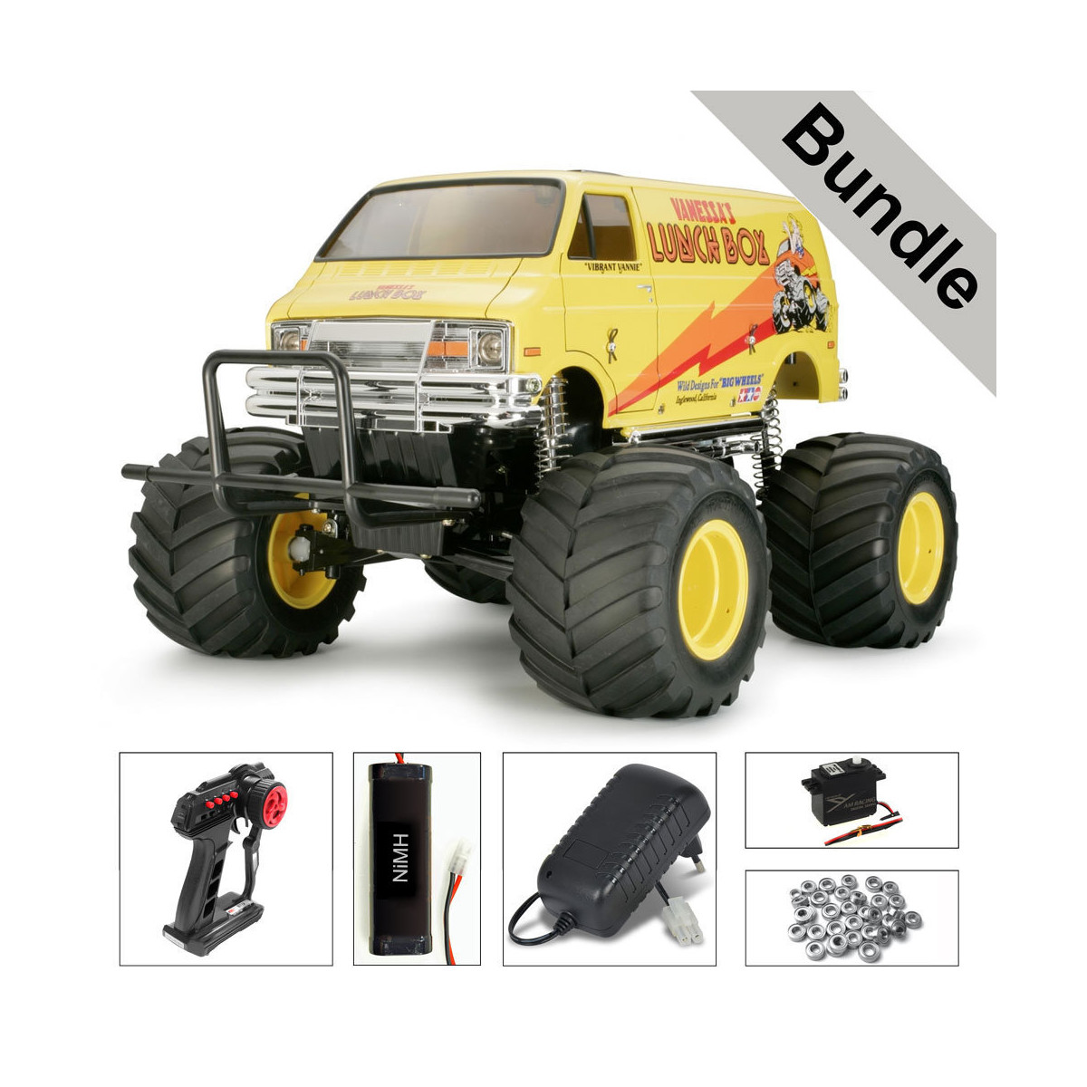 Tamiya 58347 Lunch Box CW-01 BUNDLE 