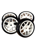 Ride Slick Tires 1:10 Belted 24 mm on 10-Spoke Wheel (4) not glued