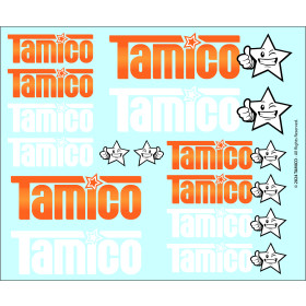 Tamico Aufkleber für Karosserie 1:10 Logo & Stern