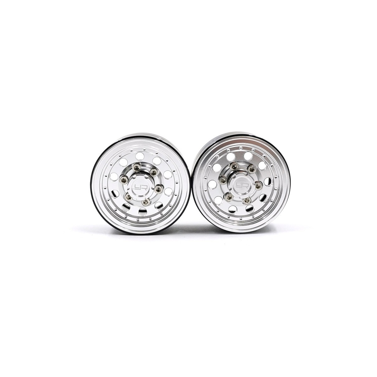 Yeah Racing 1.55 Aluminum CNC 10 Spoke Beadlock Rims 2pcs