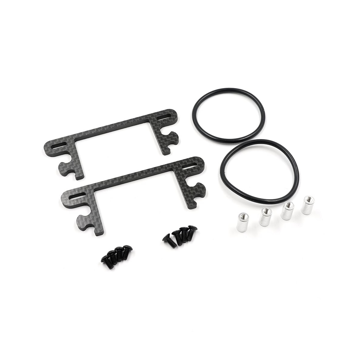 Xtra Speed Carbon Akku-Halter Shorty für Asso RC10