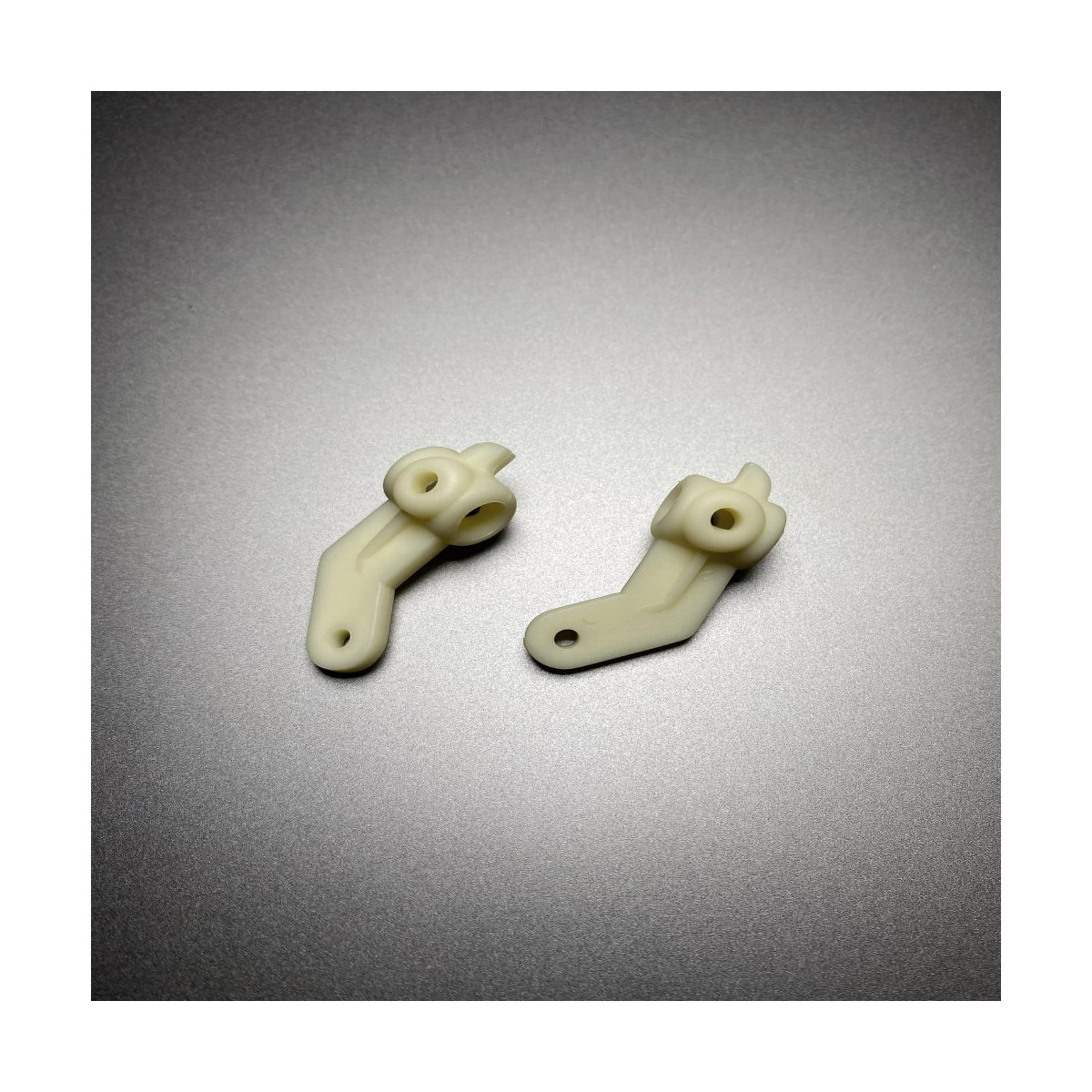 FanRC Steering blocks, RC10 - Worlds Style, white