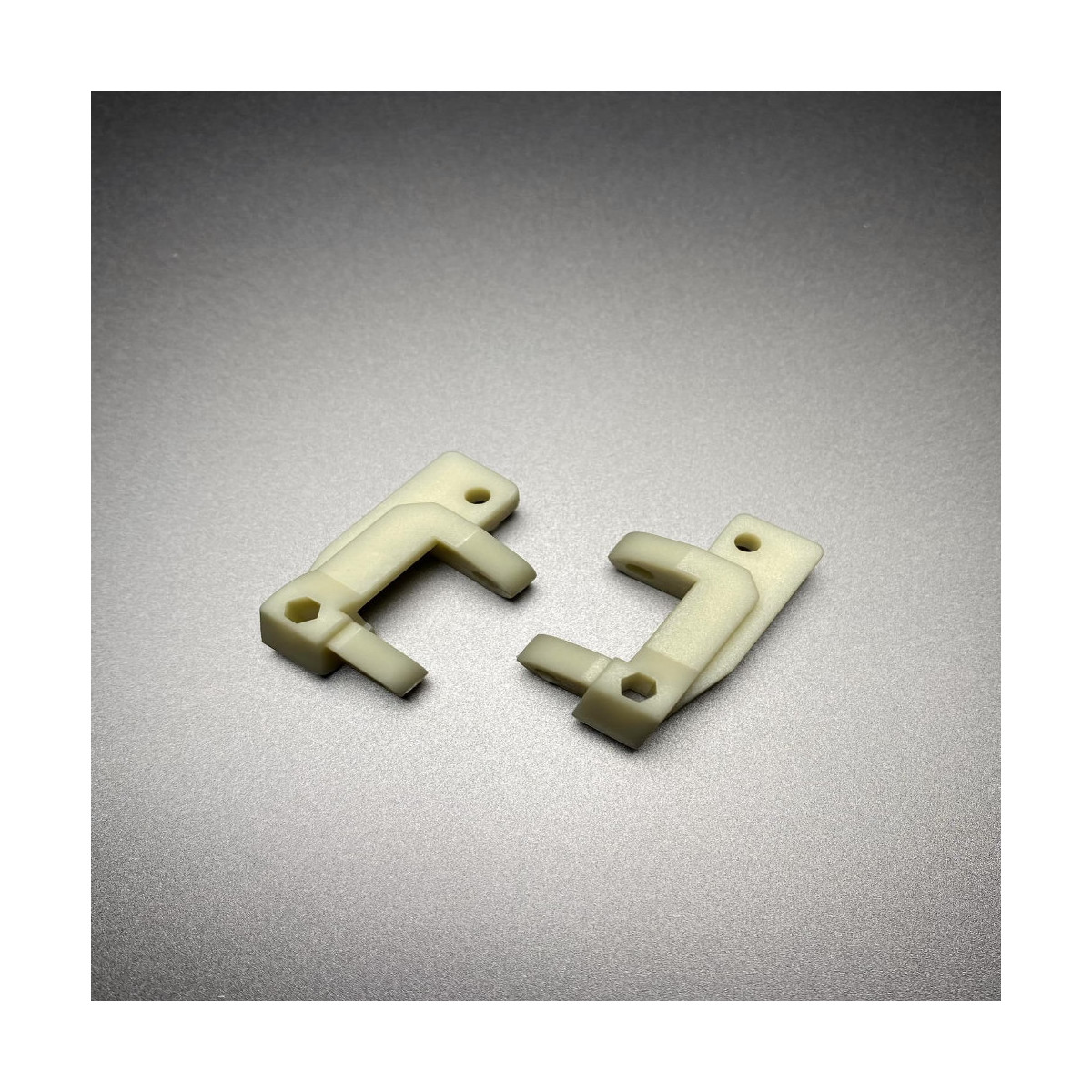 FanRC Block carriers 30 degree caster, RC10 white