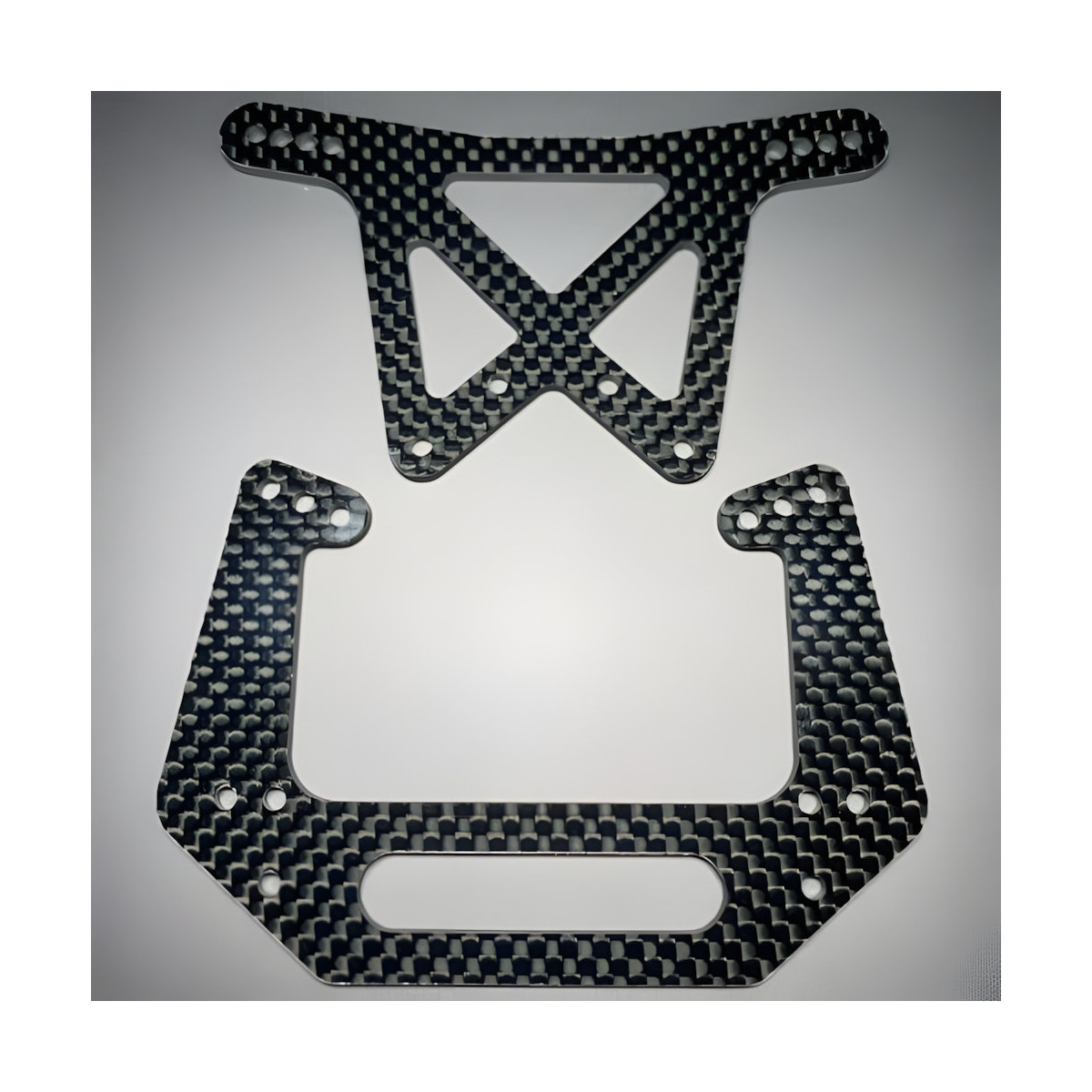 FanRC Shock towers, Carbon fiber front and rear shock...