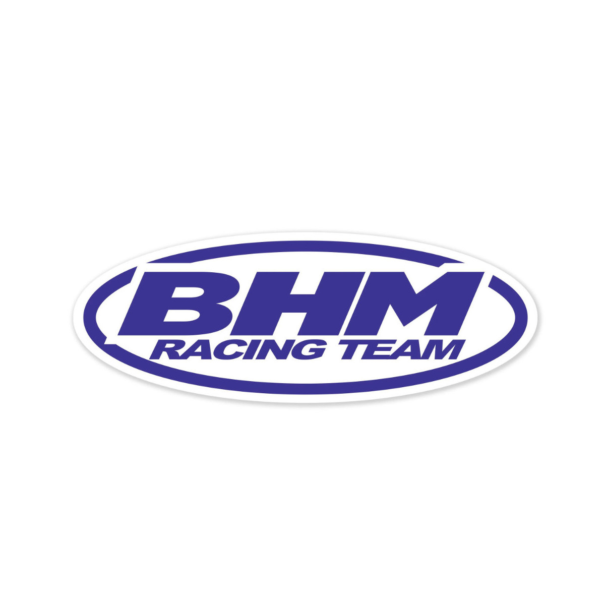 Blockhead Motors Aufkleber Racing Circle Blau