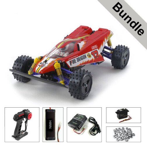 Tamiya 47457 Fire Dragon (2020) BUNDLE Silver