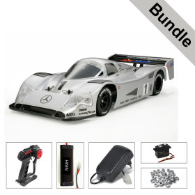 Tamiya 47484 Mercedes-Benz C11 1990 Gr.C 2WD BUNDLE Silver Tamiya 47484 Mercedes-Benz C11 1990 Gr.C 2WD BUNDLE Silver