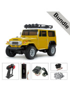 Tamiya 47490 Toyota Land Cruiser 40 CC-02 (pre-painted) BUNDLE 'Silve