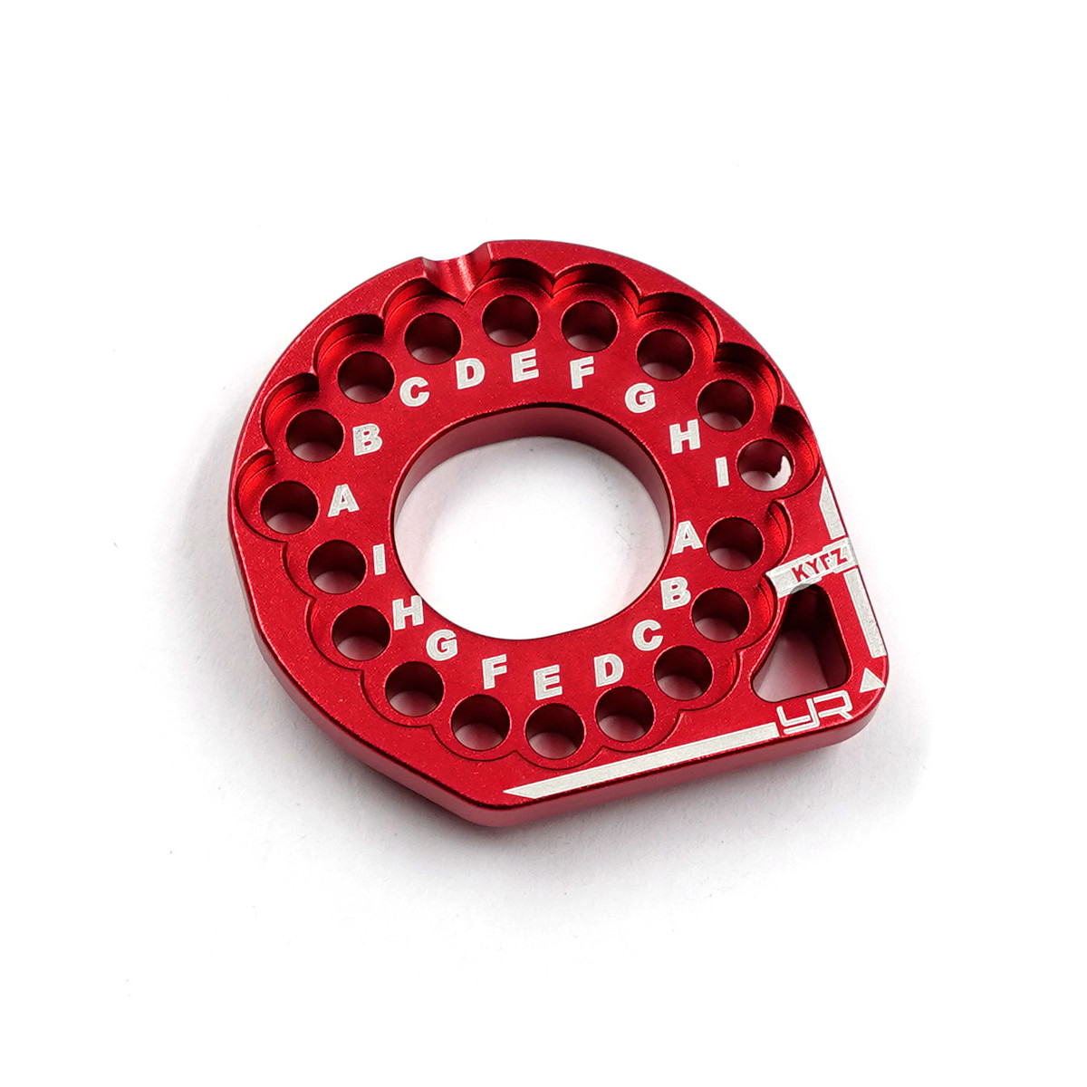 Yeah Racing Alu Motorhalter rot für Kyosho Fazer Mk2