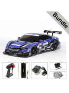 Tamiya 58599 Raybrig NSX Concept-GT (TT-02) BUNDLE Silver