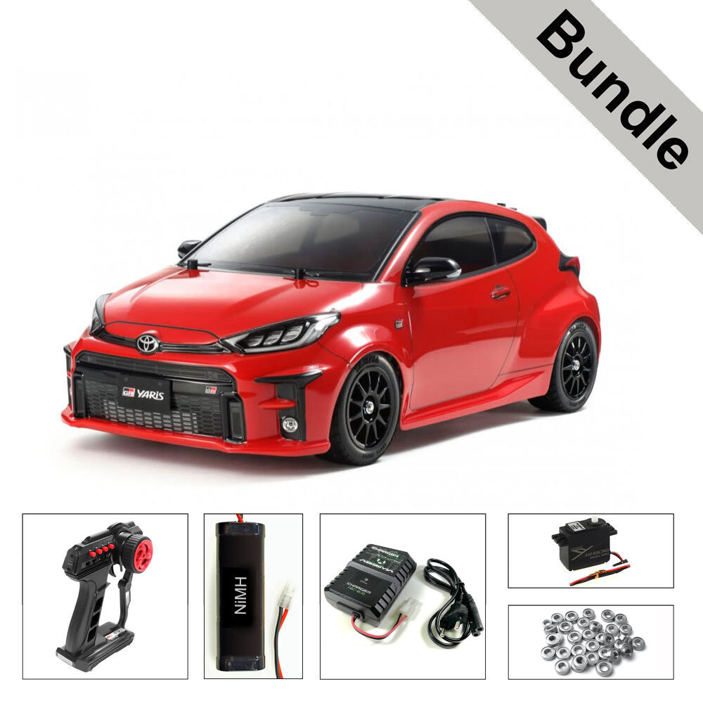 Tamiya 58684 Toyota GR Yaris (M-05) BUNDLE Silver