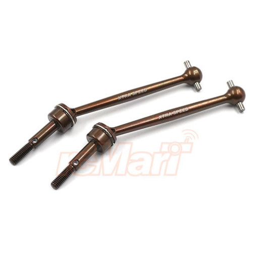 Xtra Speed Spring Steel CVD Drive Shaft Set For Tamiya TT02B