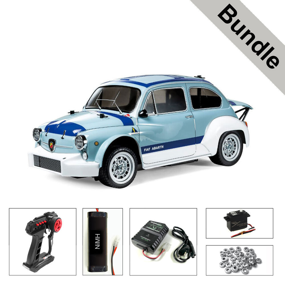 Tamiya Fiat Abarth 1000 TCR MB-01 – Kit 1/10 électrique à Monter – Carrosserie Non Peinte