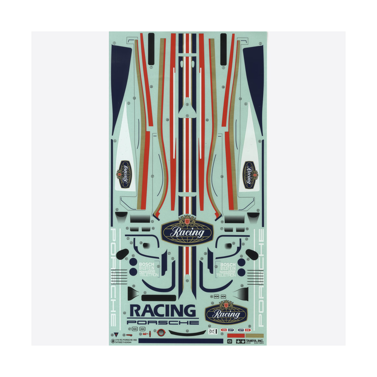 Tamiya 19494259 Sticker BAG Porsche 956 (47508)