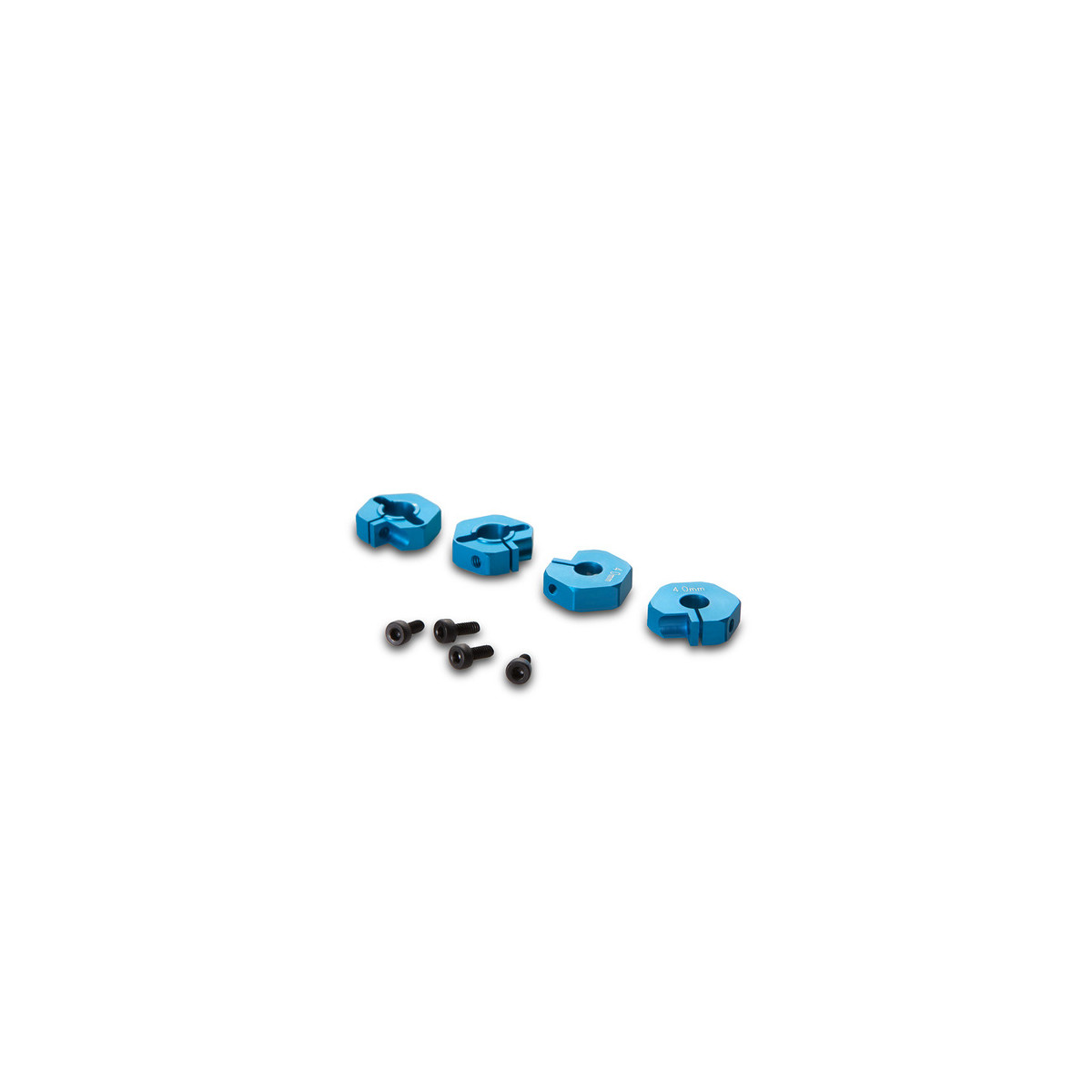 Gmade Alu Radmitnehmer 12mm blau Dicke:4mm (4)