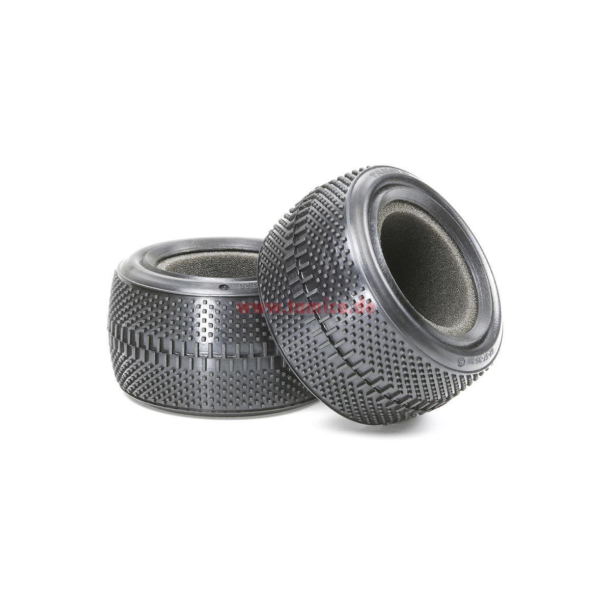 Tamiya 54188 Dual Block Reifen C hinten (2)