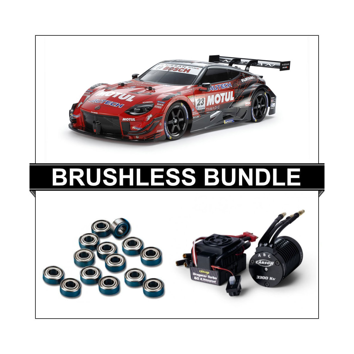 Tamiya 58625 &ndash; MOTUL Autech GT-R &ndash; Kit Montaggio TT-02 &ndash; Scala 1:10 RC