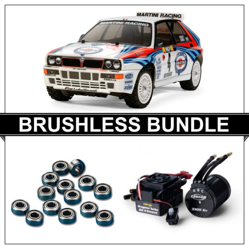 Voiture RC Tamiya Lancia Delta Integrale TT-02 - Échelle 1/10 - Électrique - Neuf