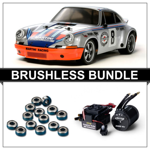 Tamiya 58571 Porsche 911 Carrera RSR TT-02 BRUSHLESS-BUNDLE