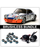 Tamiya 58571 Porsche 911 Carrera RSR TT-02 BRUSHLESS-BUNDLE