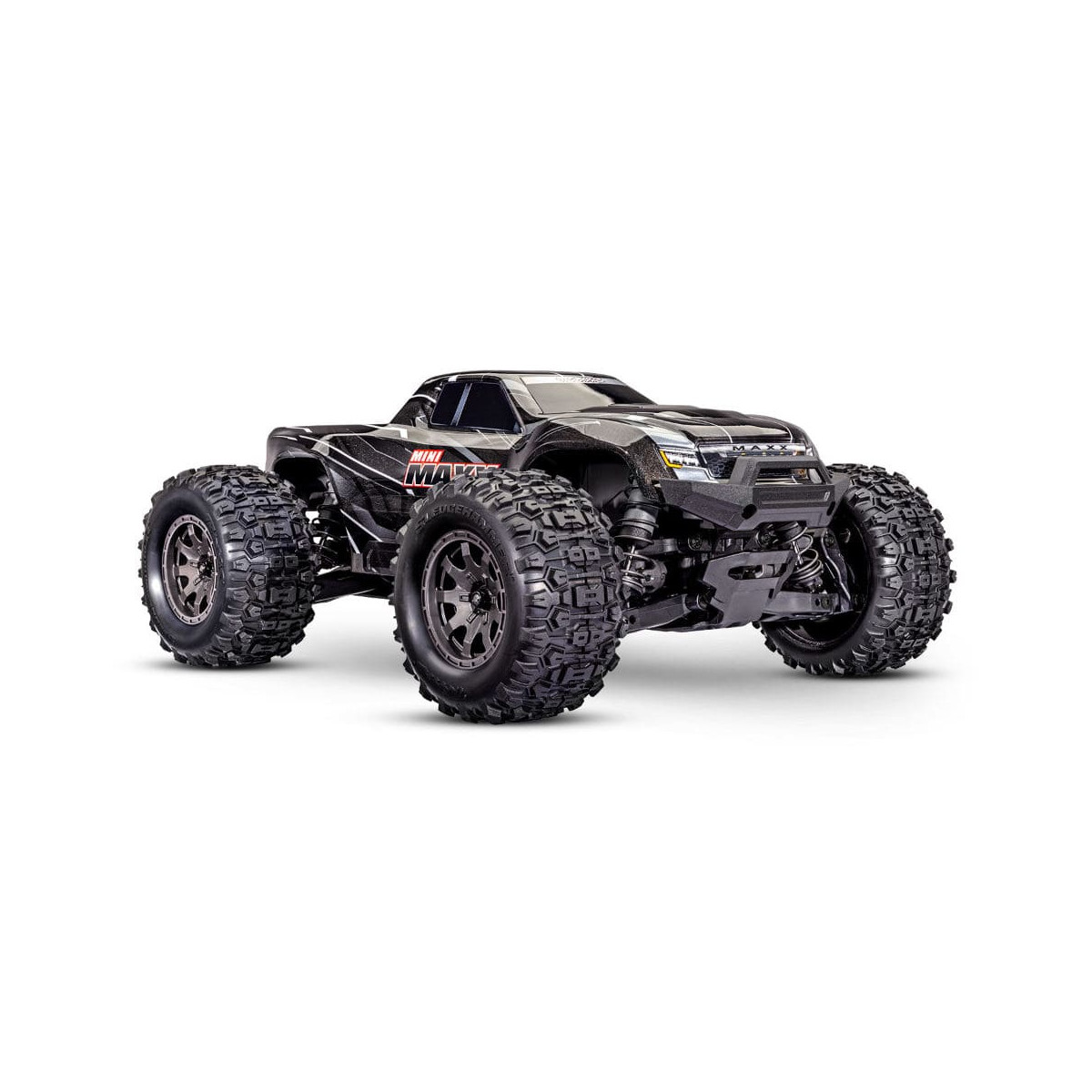 Traxxas Mini-Maxx 4WD black BL-2S Brushless with...