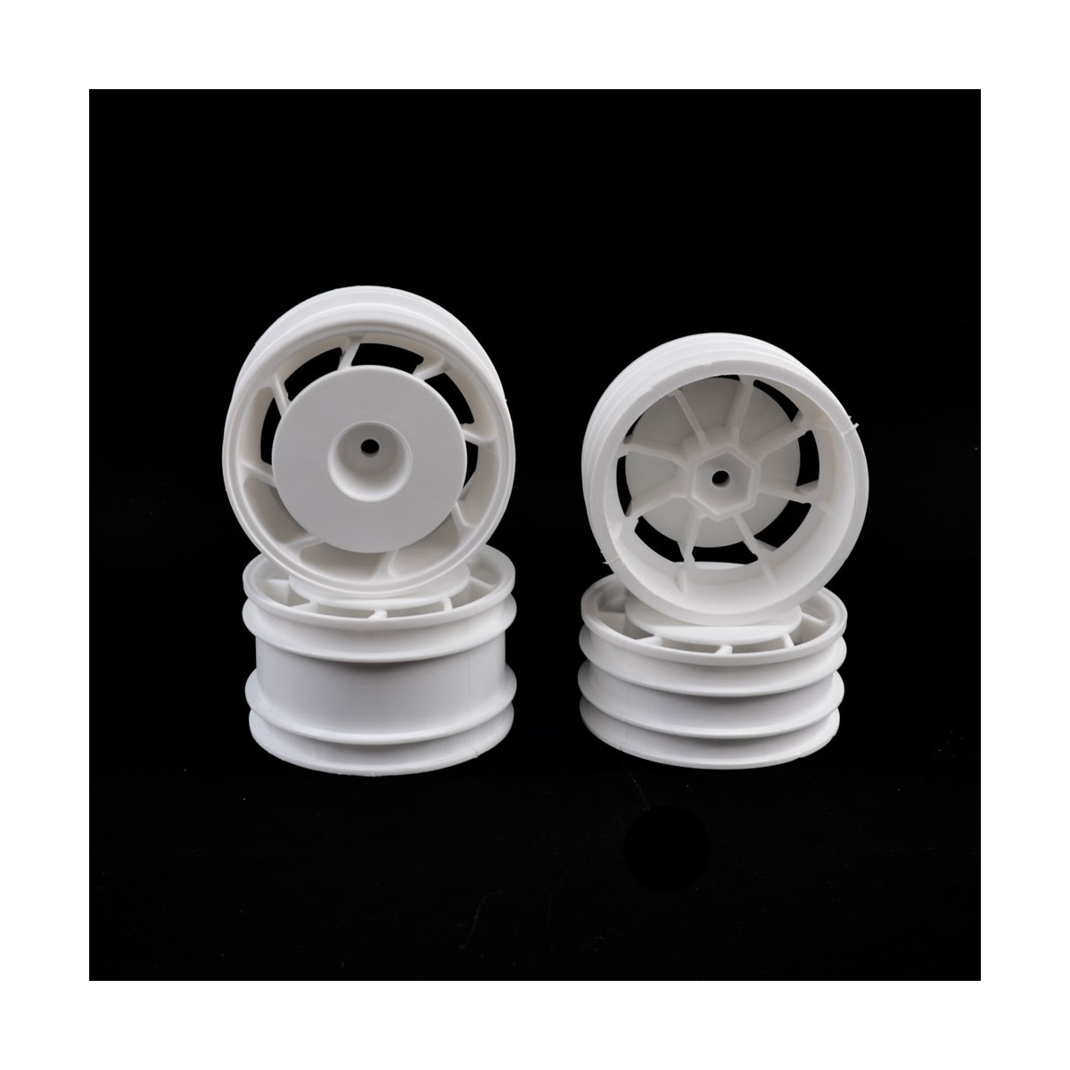 JC Wheels Felgen weiß (4) Kyosho Optima Mid