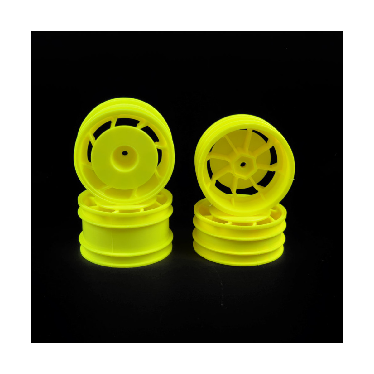 JC Wheels Felgen gelb (4) Kyosho Optima Mid