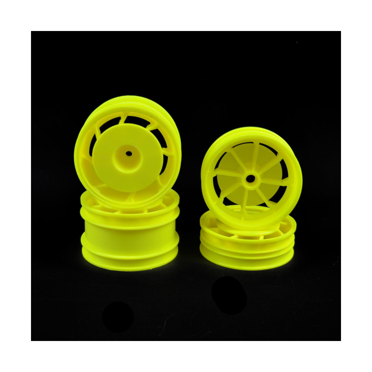 JC Wheels Felgen gelb (4) Kyosho Ultima