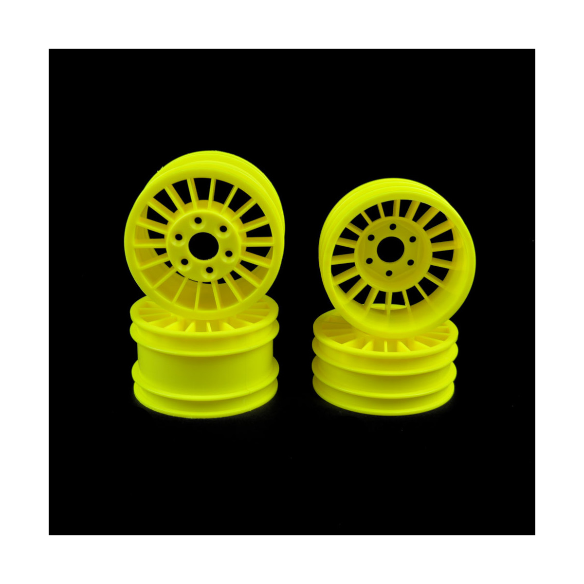 JC Wheels Yokomo MX4 spoke (4) Yellow
