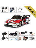 Tamiya 58606 Alfa Romeo 155 V6 TI Martini (TT-02) BUNDLE Gold Tamico