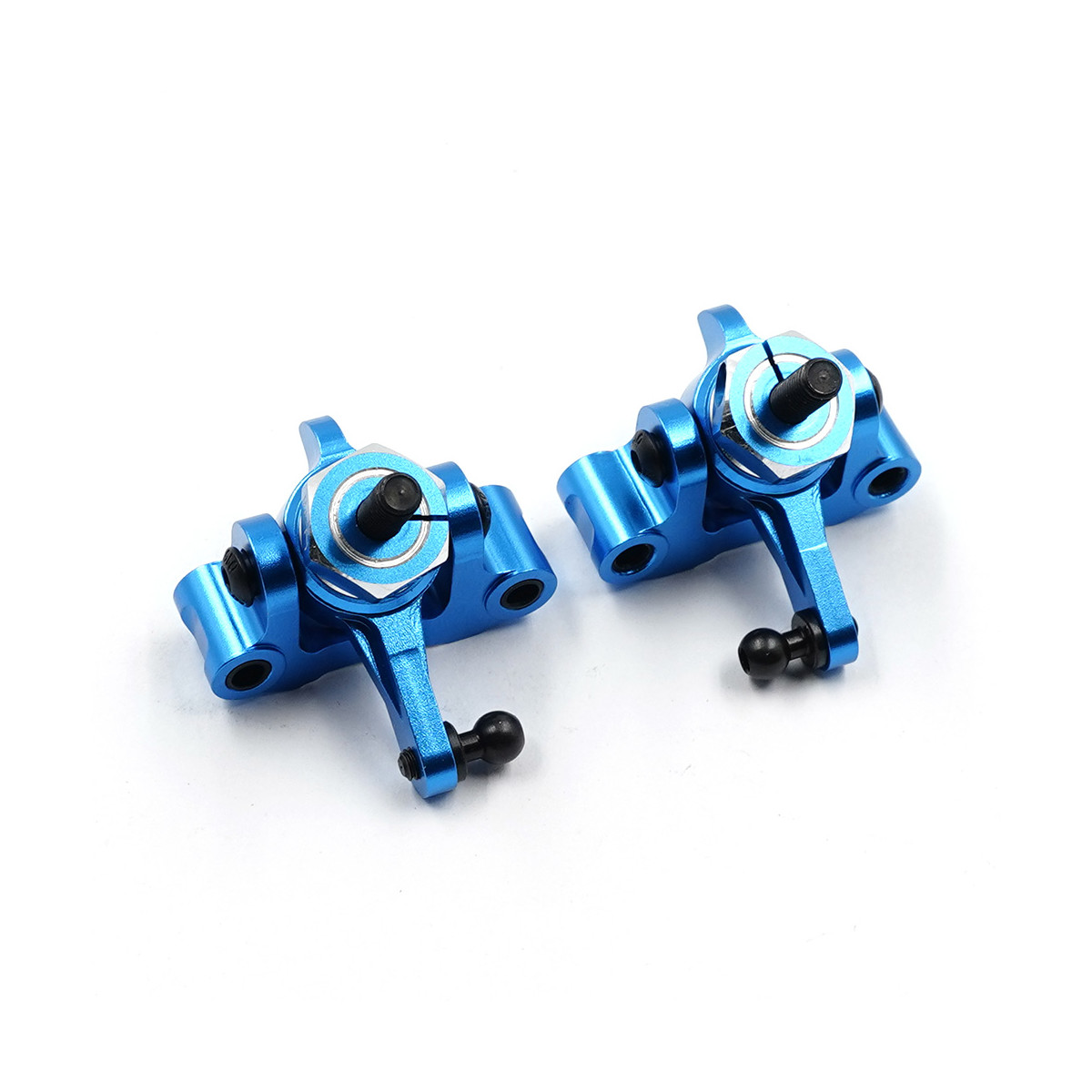Yeah Racing Alu Lenkhebel / C-Hub mit Hex Conversion blau...