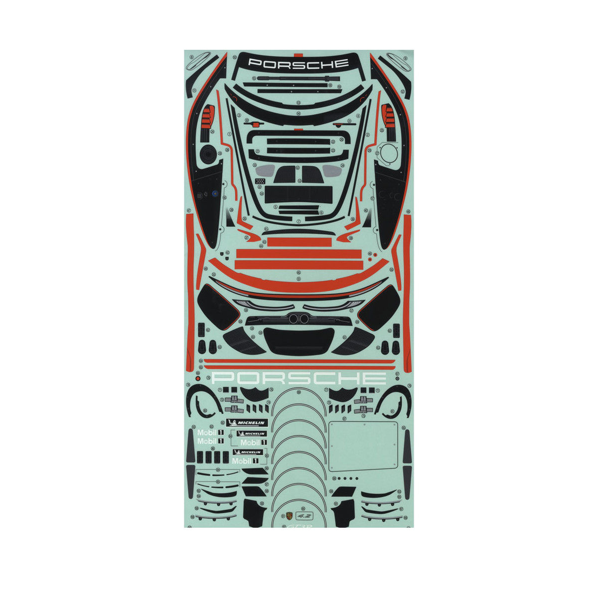 Tamiya 19490159 STICKER BAG : Porsche 911 GT3 R (51752)