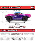 Arrma Senton 223S DSC 4X4 RTR Brushless Short Course Truck 1:10 Gelb