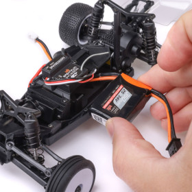 Losi Micro-B 2S 2WD RTR Race Buggy (mit Akku + Lader) 1:24 Silver