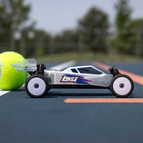 Losi Micro-B 2S 2WD RTR Race Buggy (mit Akku + Lader) 1:24 Silver