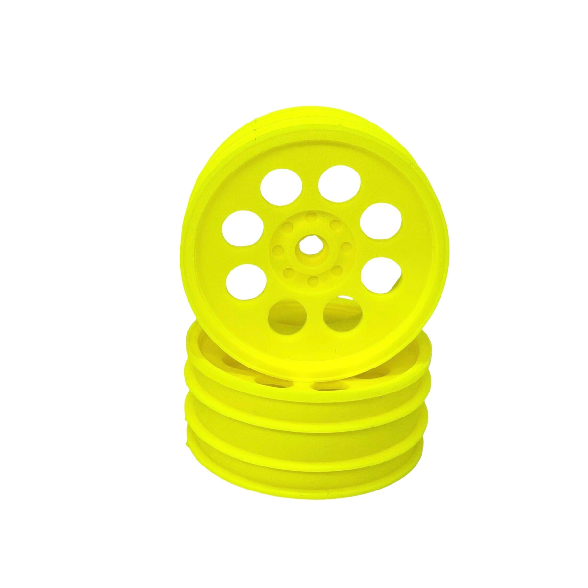 JC Kyosho Ultima "Pepperpot" WIDE Front Yellow (2)
