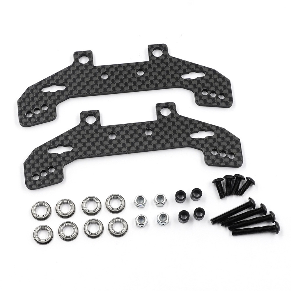 Yeah Racing Graphite Rally Shock Tower Set For Tamiya TT02